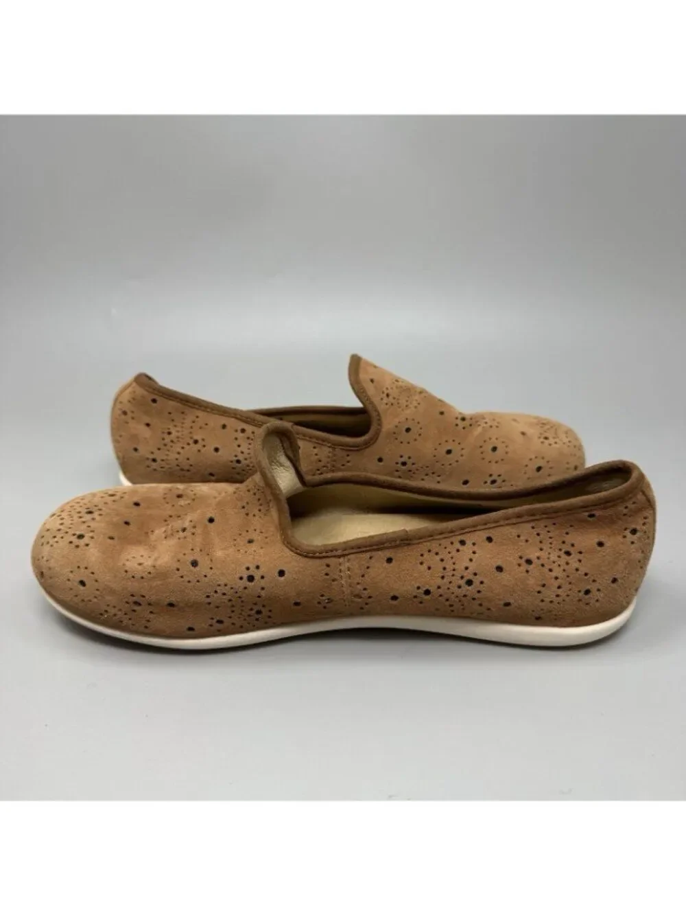 Spenco Women’s Paisley Brown Orthotic Ballet Flats Size 8.5B Comfort Shoes